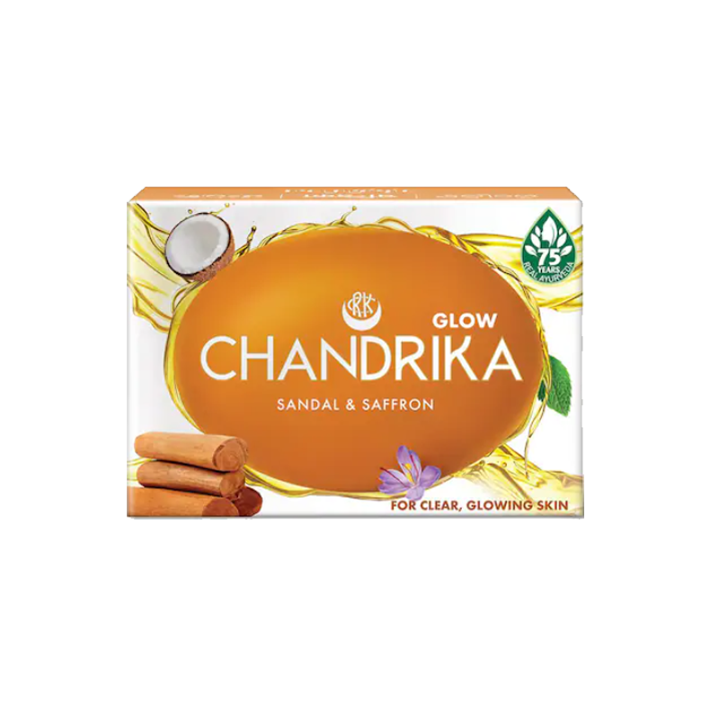 Picture of Chandrika Sandal & Saffron Soap - 75g