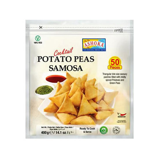 Picture of Ashoka Cocktail Potato & Peas Samosa FRZ - 400g*50