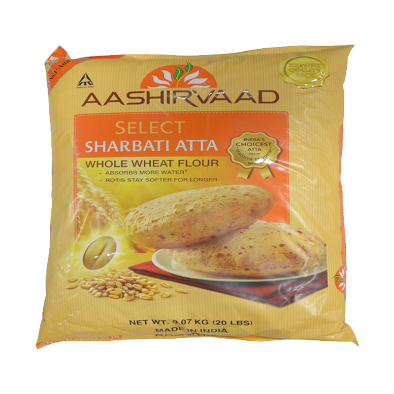 Picture of Aashirvaad Select Sharbati Atta - 20lb