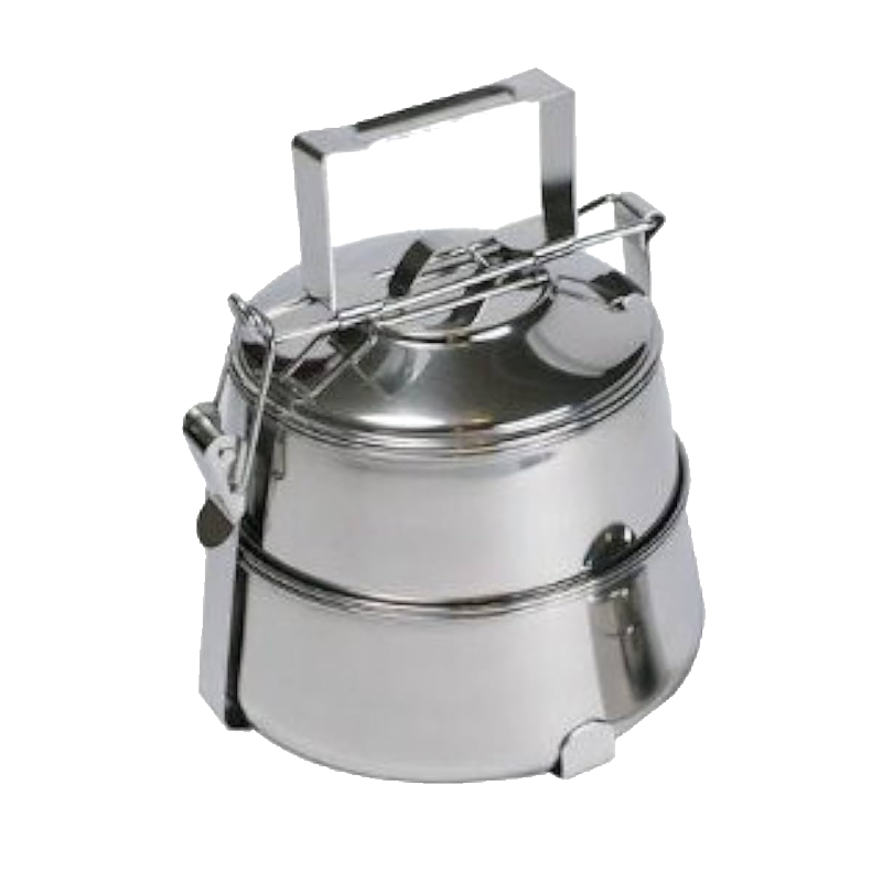 Picture of SS Tiffin Pyramid box 2 Tier