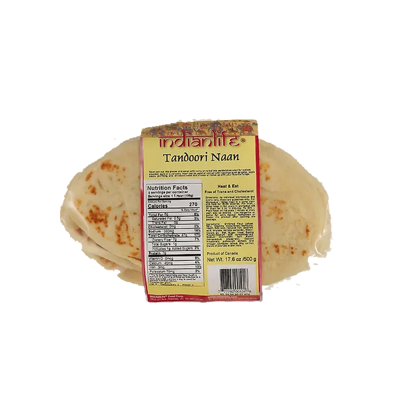 Picture of Indianlife Tandoori Naan FRZ - 500g*5